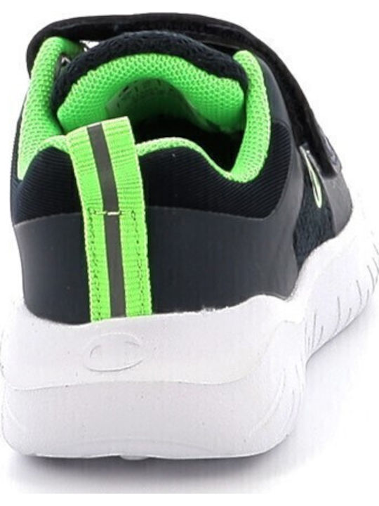 Softy Evolve B Td Kids Sports Shoes Running with Hoop & Loop Closure Navy Blue