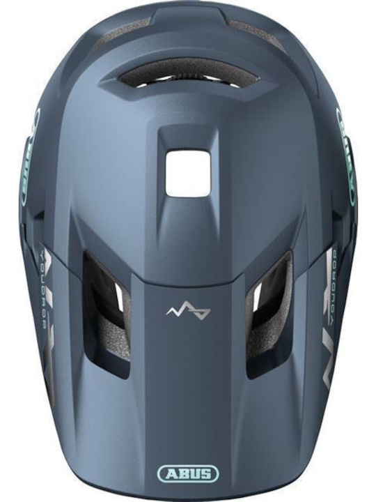 Abus Youdrop Παιδικό Κράνος Full Face για Ποδήλατο Βουνού Midnight Blue