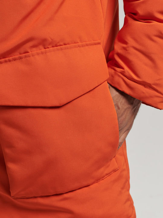 D1 Vintage Everest Winter Jacket Parka Orange