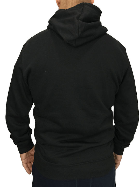 Sweatshirt mit Kapuze Schwarz