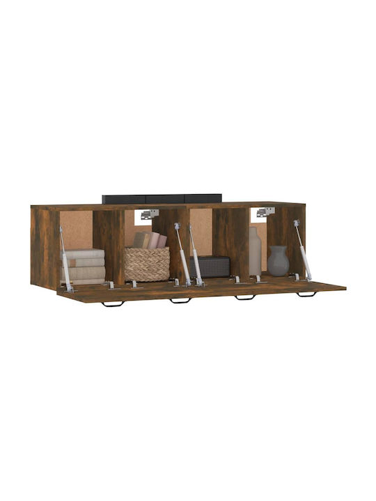 TV Stand Wooden Smoky Oak L160xW35xH36.5cm