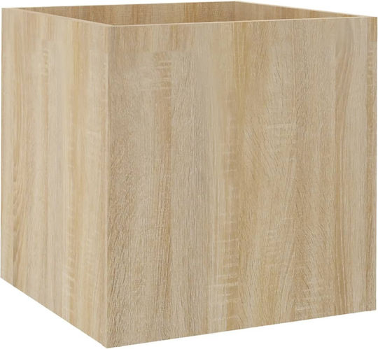 Eingangsmöbel mit Spiegel / Garderobe / Schuhschrank & Bank Sonoma Oak 80x30.5x40cm