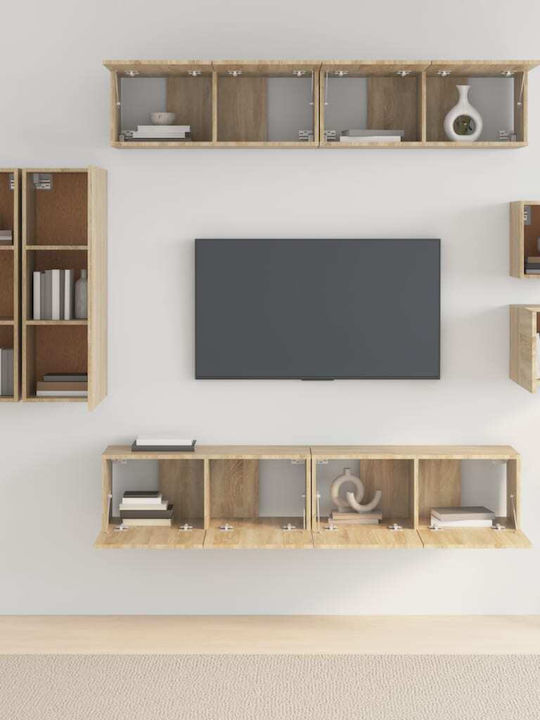 Wohnzimmer TV-Einheit Beige L80xB30xH90cm