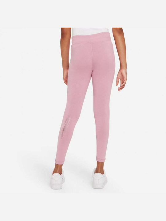 Nike Leggings pentru Copii Sport Lung Roz Essential