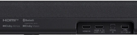 LG S60Q Саундбар 2.1 Bluetooth и HDMI 300W с Безжичен Субуфер и Дистанционно Черен