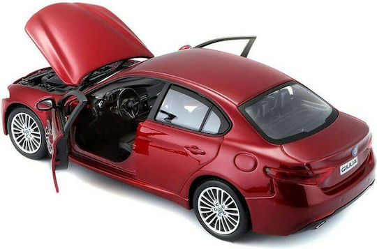 Alfa Romeo Giulia Αυτοκινητάκι Κόκκινο 1:24 για 3+ Ετών