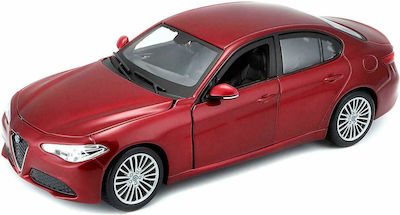 Bburago Alfa Romeo Giulia Car 1:24 Red for 3++ Years