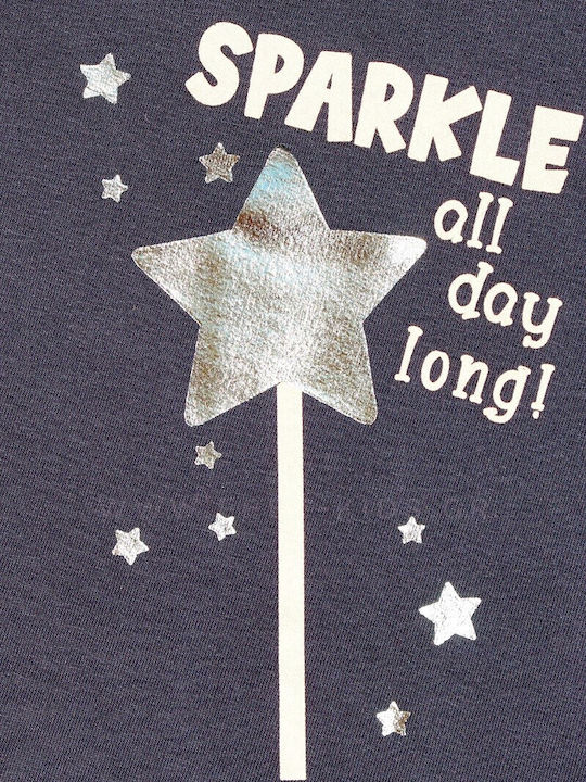 Children's Dress Long Sleeve Navy Blue