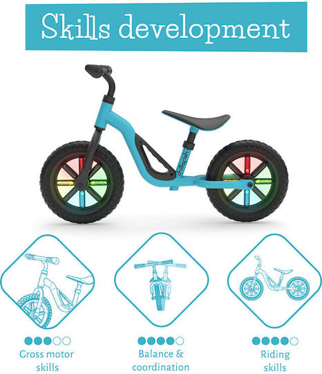 Chillafish Kids Balance Bike Charlie Glow Blue