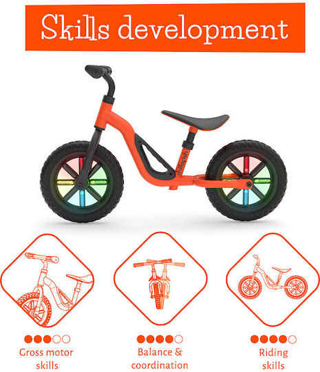 Chillafish Kids Balance Bike Charlie Glow Orange