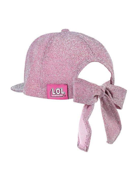 Cerda Παιδικό Καπέλο Jockey Υφασμάτινο Loly LOL Ροζ