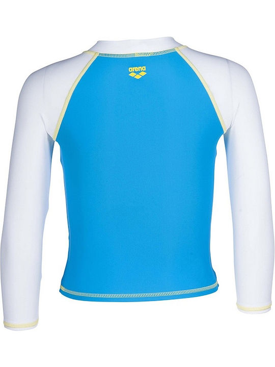 Arena Παιδικό Μαγιό Αντιηλιακή (UV) Μπλούζα με Μακρύ Μανίκι για Αγόρι Μπλε