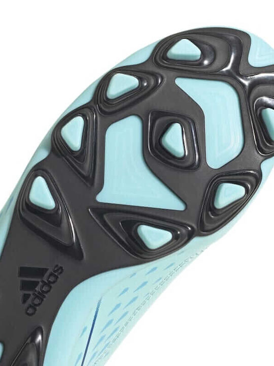 X Speedportal 4 Kids Molded Soccer Shoes Light Blue