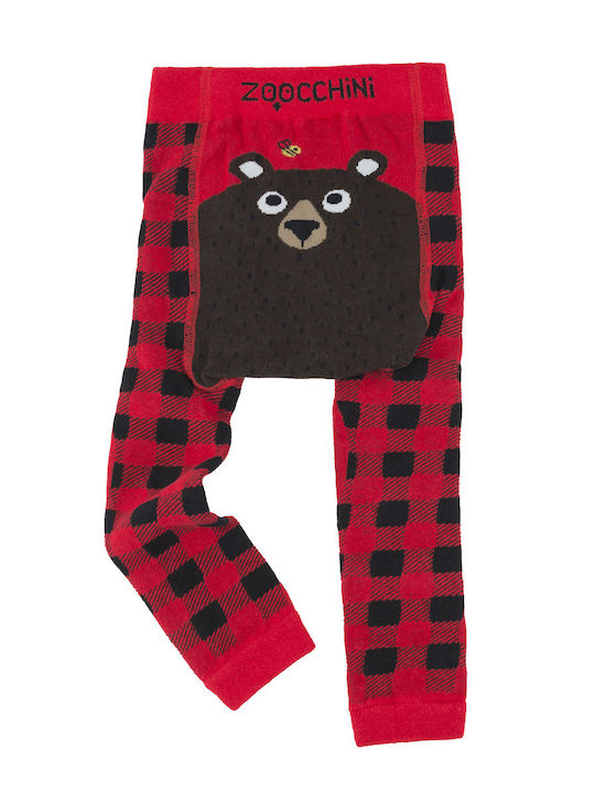 Kinder Leggings Lang Rot Grip+Easy Crawler Pants & Socks Set