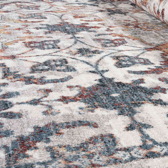 Polcarpet 5088 Modern Bedroom Rugs Set Mystic Kilvana Silver / Rose 3pcs