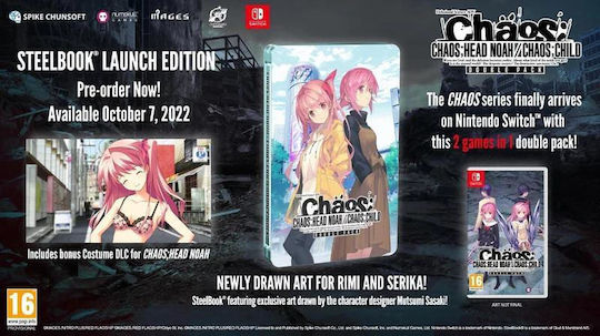 Chaos;Head Noah / Chaos;Child Double Pack Steelbook Edition Switch Game