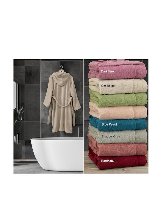 Kocoon Molle Bathrobe with Hood Bordeaux 380gr/m² 30023