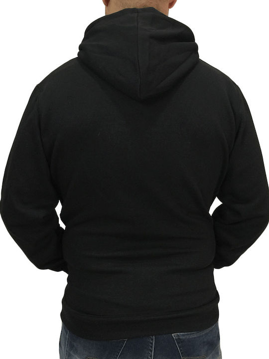 Sweatshirt mit Kapuze Schwarz