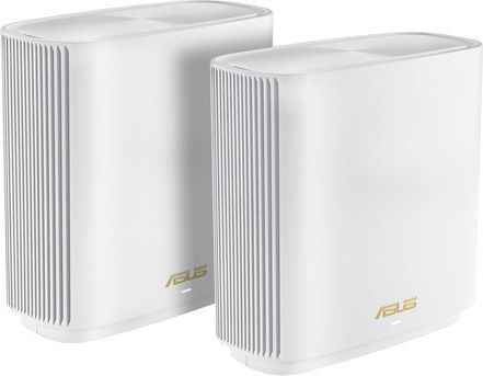 Asus ZenWiFi XT9 White WiFi Mesh Network Access Point Wi‑Fi 6 Tri Band (2.4 & 5 & 5GHz) σε Διπλό Kit