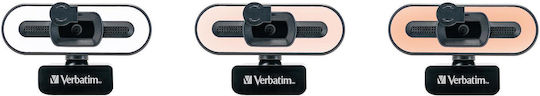 Verbatim AWC-02 Web Camera 2K with Autofocus and Privacy Cap 49579