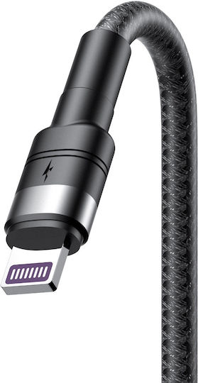 XO NBQ191 Braided USB to Lightning / Type-C / micro USB Cable 4A Μαύρο 1.2m