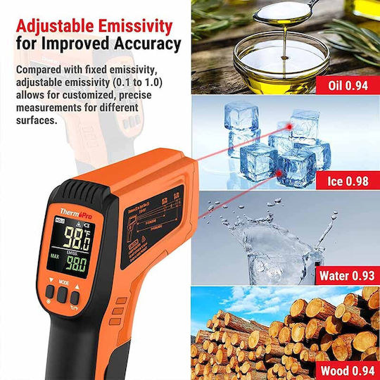 Thermo Pro TP450 Θερμόμετρο Υπερύθρων