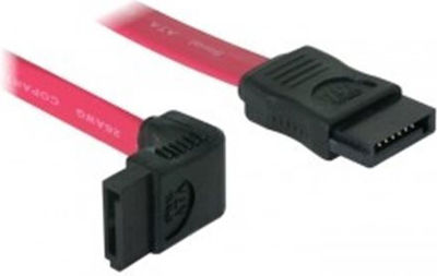 DeLock 7-Pin SATA II - 7-Pin SATA II Cable 30cm Κόκκινο (84249)