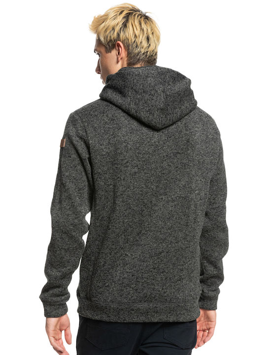 Quiksilver Keller Herren Sweatshirt mit Kapuze und Taschen Gray