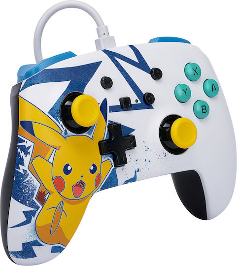 PowerA Enhanced Wired Gamepad for Switch Pikachu High Voltage