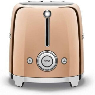 Smeg Φρυγανιέρα 2 Θέσεων 950W Ροζ Χρυσό