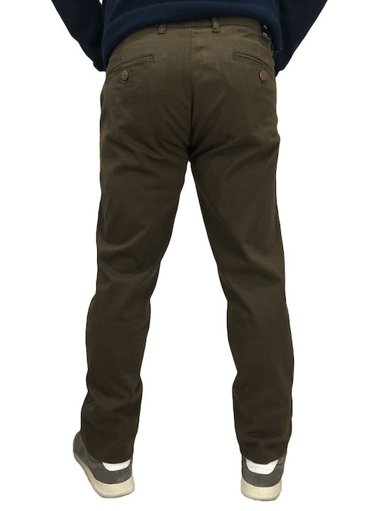 Double Men's Trousers Chino Brown