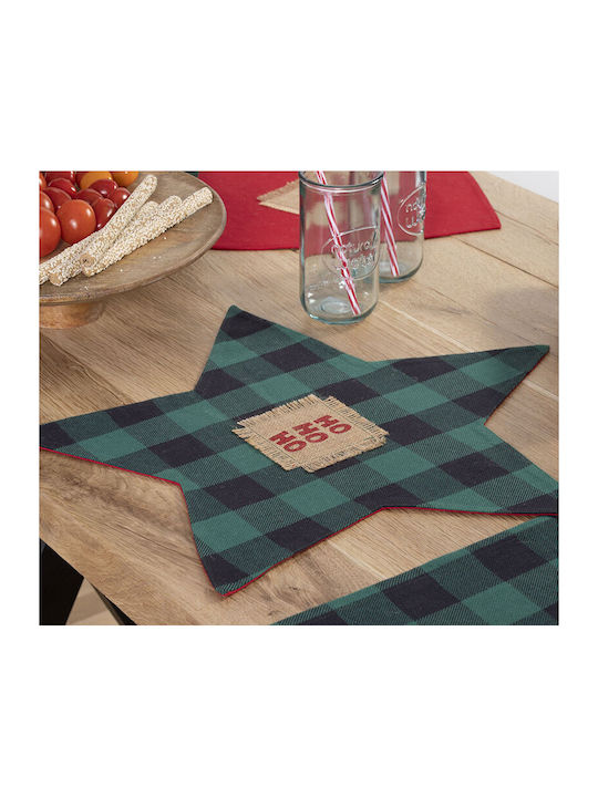 Nef-Nef Homeware Christmas Time Weihnachtlich Tischsets Stoff Mehrfarbig L50xB50xH50cm.