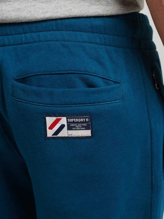 Code Essential Men's Sweatpants with Rubber Blue