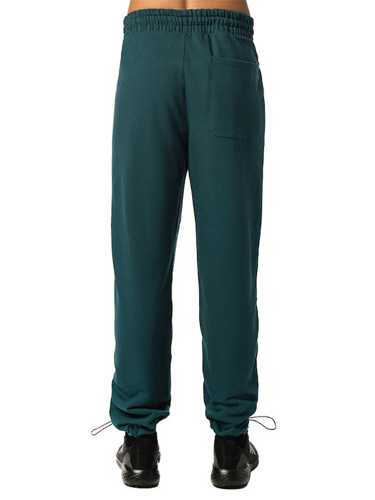 Be:Nation Men's Sweatpants with Rubber Green