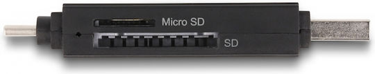 DeLock Card Reader USB 3.2 Type-C για SD