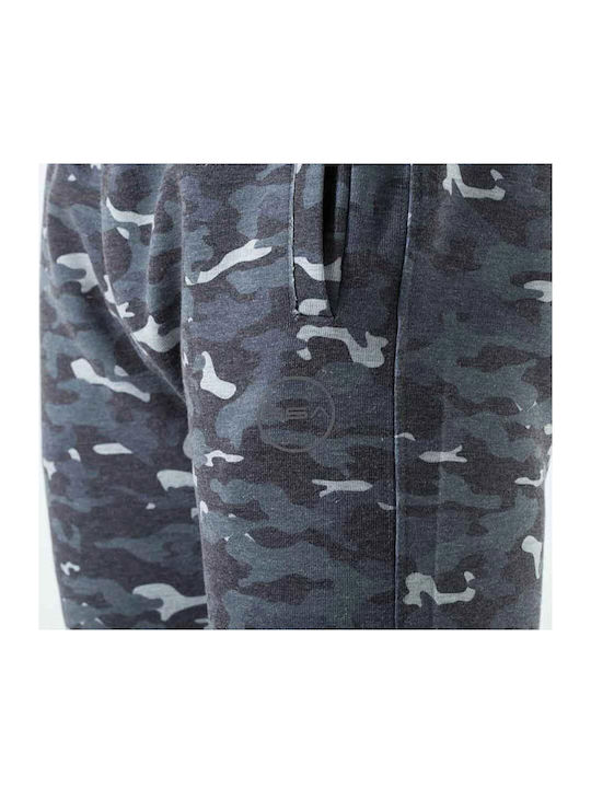 Organic Plus Camouflage Herren-Sweatpants mit Gummizug Grau