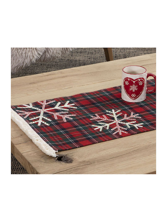 Nef-Nef Homeware Alfredo Christmas Fabric Tablecloth Ornament L150xW33cm