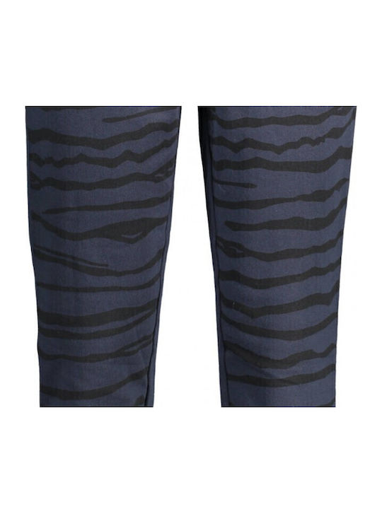 Sweatpants with Elastic Blue