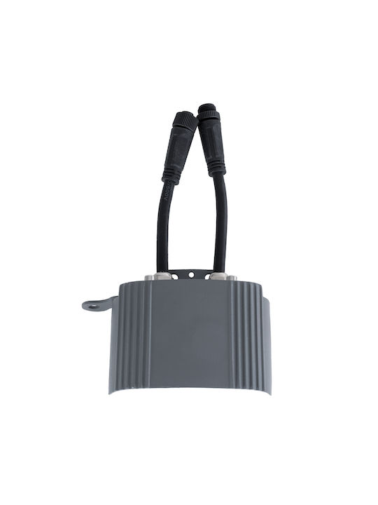 GloboStar Treelight Zina Външна Стояща Лампа LED Стенна Пералня 3W RGBW IP65 Сива