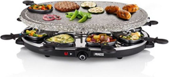 Princess Επιτραπέζια Ηλεκτρική Ψησταριά Raclette Λείας Πλάκας 1100W με Ρυθμιζόμενο Θερμοστάτη