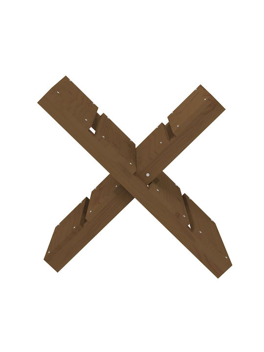 vidaXL Hölzernes Regal Holzlagerung 47x39.5x48cm