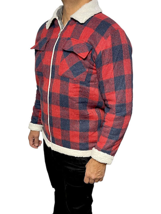 Ανδρική Ζακέτα Red/Navy