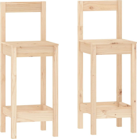 Dining Room 3pcs Pine 60x60cm