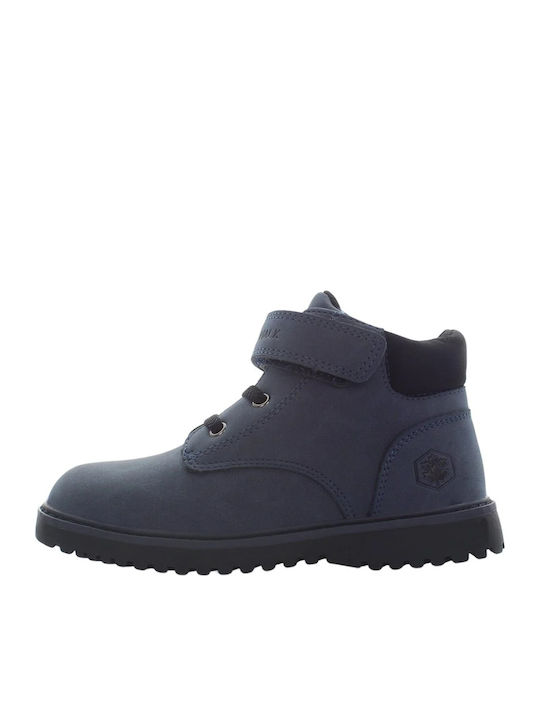 Timon Kids Boots with Velcro Navy Blue