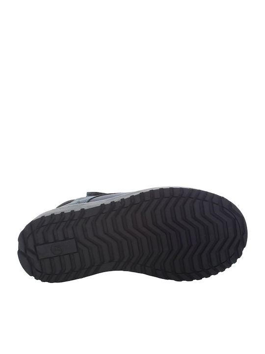 Timon Kids Boots with Velcro Navy Blue