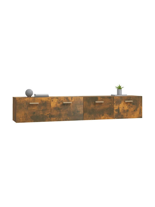 Hanging Living Room Cabinet from Particle Board Smoky Oak 100x36.5x35cm