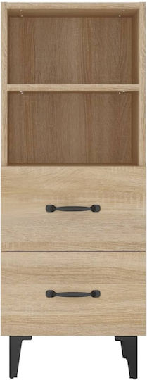 Sonoma Bookcase Oak 34.5x34x90 cm