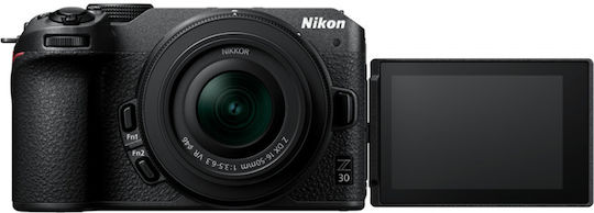 Nikon Z 30 Mirrorless Camera Kit (Z DX 16-50mm F3.5-6.3 VR + Z DX 50-250mm F4.5-6.3 VR) Black