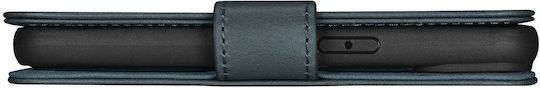 iCarer Oil Wax Anti-RFID Wallet Leather Blue (iPhone 14 Pro Max)