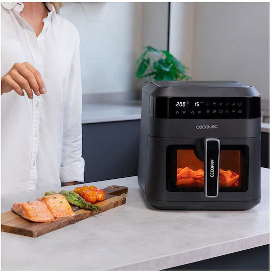 Cecotec Cecofry Experience Window 6000 Air Fryer 6lt Μαύρο